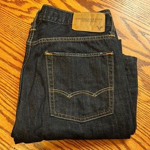 American Eagle Outfitters Dark Wash Original Straight Jeans Size 32/32